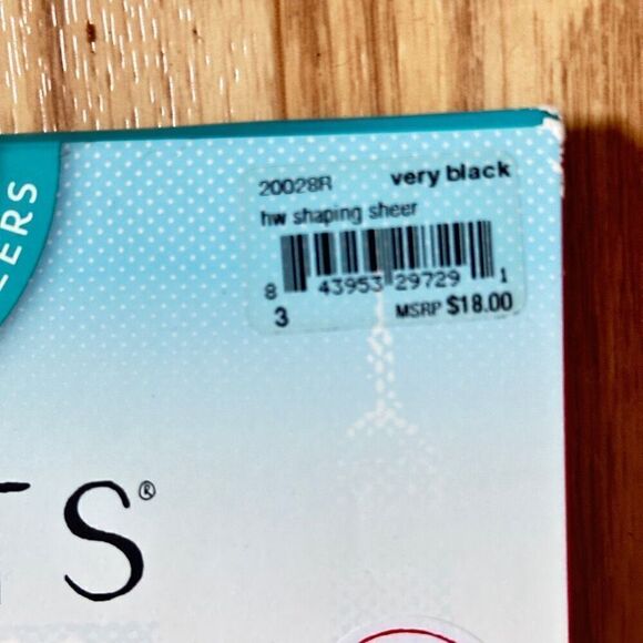 Assets Red Hot Label Spanx High Waist Shaping Sheers. Very Black Size 3 New - Picture 3 of 4